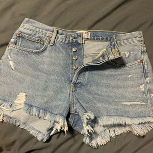 Brand new AGOLDE cutoffs- never worn